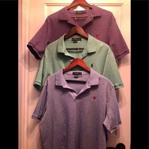Bundle of 3 Ralph Lauren Polos XL